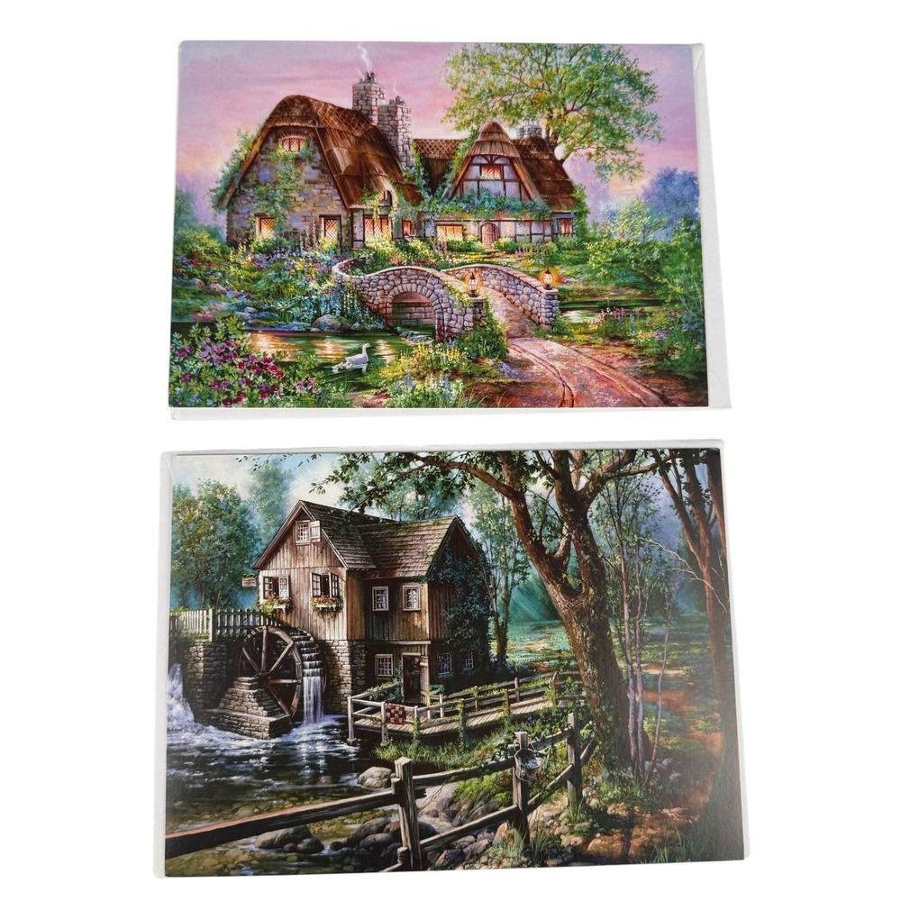 Sandra Bergeron Midsummer Lights Greeting Card Set Jenny's Mill Heritage House